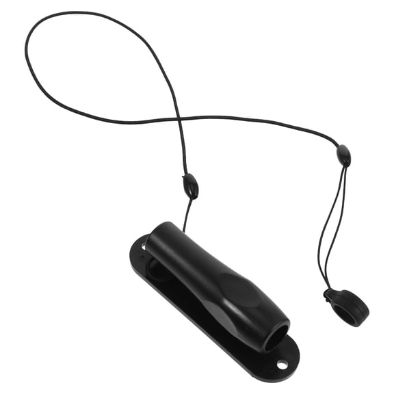 WESIEVYA 2Pcs Black Retractable Pen Leash with Elastic Design for Office and Professional Use