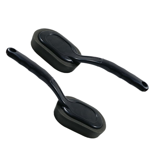 WESIEVYA 2Pcs Car Tire Shine Brush for Inner and Undercarriage 11.4*3.5in