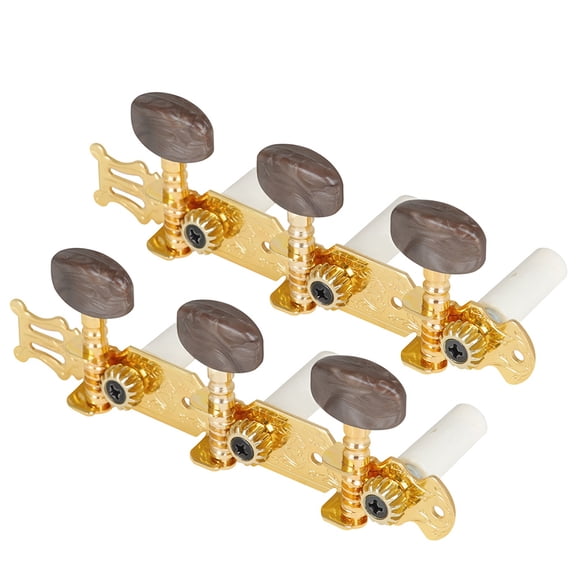 WESIEVYA 2pcs Guitar Tuning Keys Golden A3 Steel Plate String Tuning for Beginners