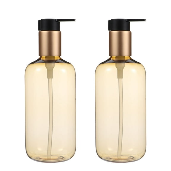 WESIEVYA 2pcs Rectangular Body Lotion Bottles Reusable for Home and Travel