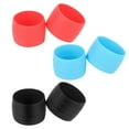thumbnail image 1 of WESIEVYA 3 Pairs Blue Round Fixing Rings for Bike Accessories Cycle Handlebar Grips Ergonomic, 1 of 8