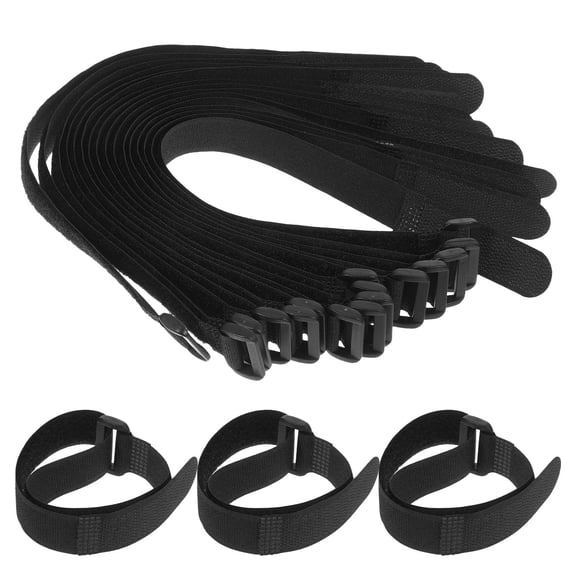 WESIEVYA 36Pcs Reusable Nylon Hook Loop Straps for Furniture Connector and Couch Sliding Prevention