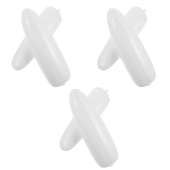 WESIEVYA 3Pairs White Inflatable Boot Insert for Tall Boots Reusable Boot Form Keeper Accessory