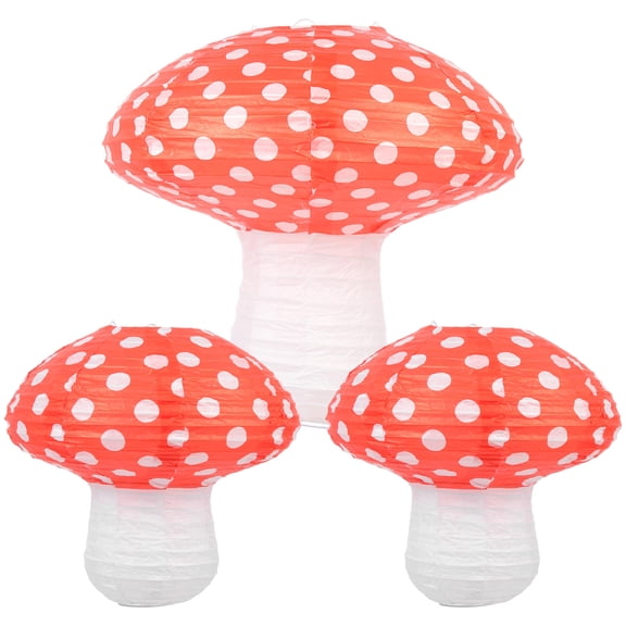 WESIEVYA 3Pcs Paper Lantern for Festive Occasions Hanging Design 11.8X11.8X11.8In