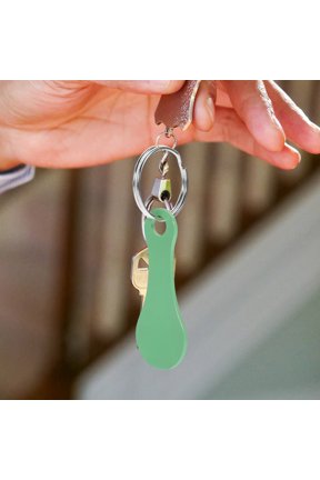 4-Pack Trolley Tokens Keyring for Keys with Easy-to-Use Design, Stylish Key for Women