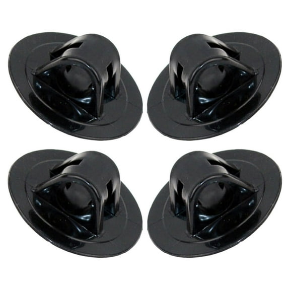 WESIEVYA 4Pcs Versatile PVC Kayak Motor Mount Bracket Adjustable Position for Motor Support