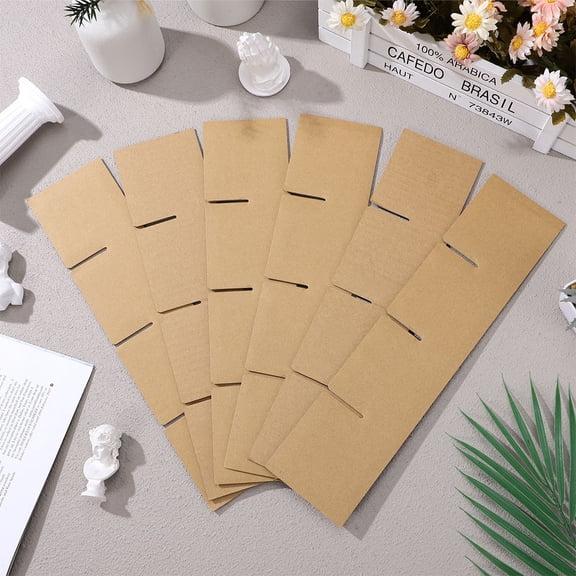 WESIEVYA 4Sets Plate Packing Dividers Made from Thickened Corrugated Cardboard for Safe Moving