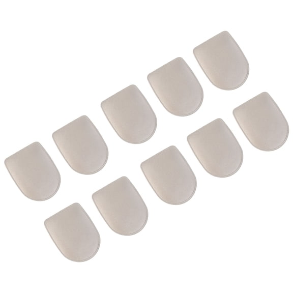 WESIEVYA 5 Pairs Heel Liner Pads Foam Beige Pressure Relieving Heel Care for Daily Use
