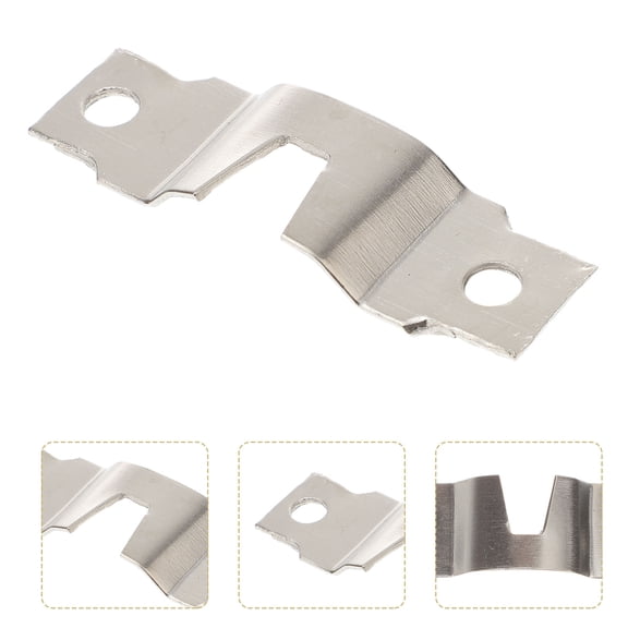 WESIEVYA 50Pcs D Ring Hanger for Picture Frames Plated Silver Aluminum Alloy Solid and Wear Resistant