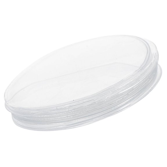WESIEVYA 50Pcs PVC Badge Protective Covers Clear Display Sleeves for Round 58Mm Button Badge