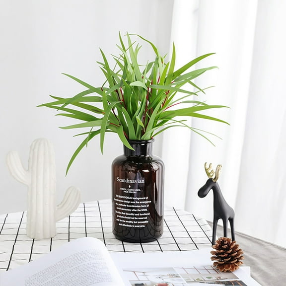 WESIEVYA 8Pcs Simulation Plants Faux Greenery Stems for Home and Garden Decoration