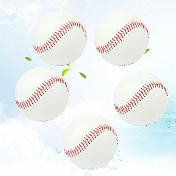 WESIEVYA Baseballs for Kids 5Pcs Training Balls for Batting Practice and Game Training