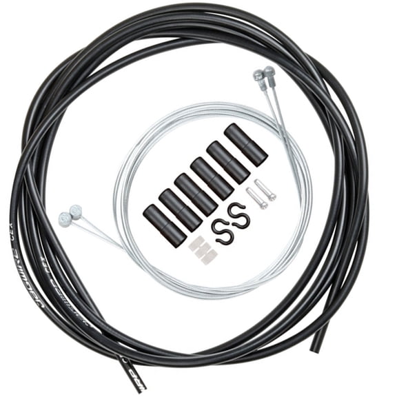 WESIEVYA Bike Brake Cable Set Black Universal Fit for Road and Foldable Bikes Smooth Control