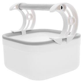 WESIEVYA Bird Perch Stand with Comfortable Platform White for Parrot Potty Training and Resting