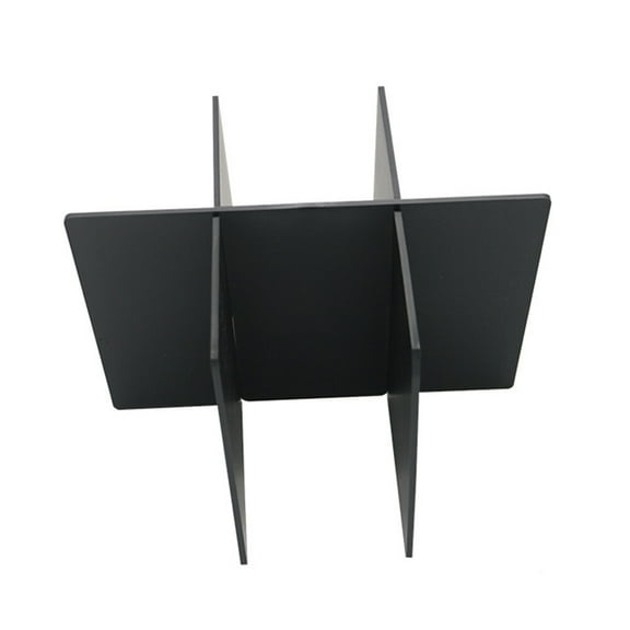 WESIEVYA Center Console Divider for Vehicle Black ABS Plastic Fits Exact Shape No Rattling