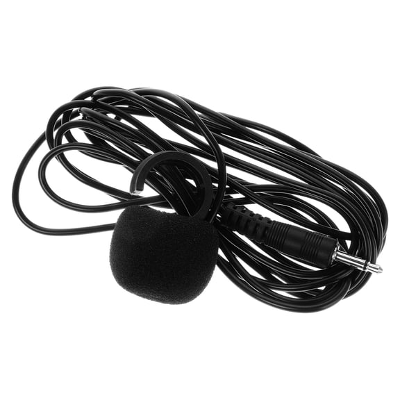WESIEVYA Compact Black Finger Ring Microphone for Flute Sax Instrument with Clip