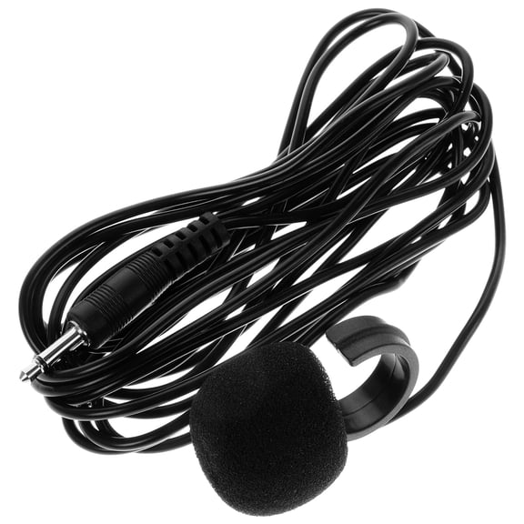 WESIEVYA Compact Black Finger Ring Microphone for Flute Sax Instrument with Clip