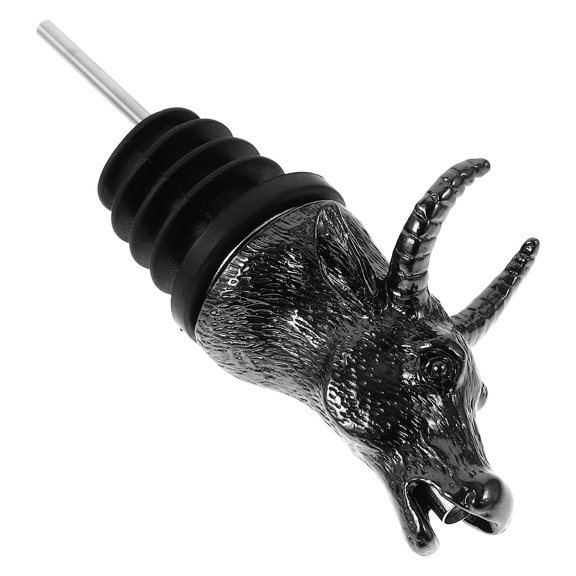 WESIEVYA Decorative Pour Spout Wine Pourer Animal Head Design 1Pcs