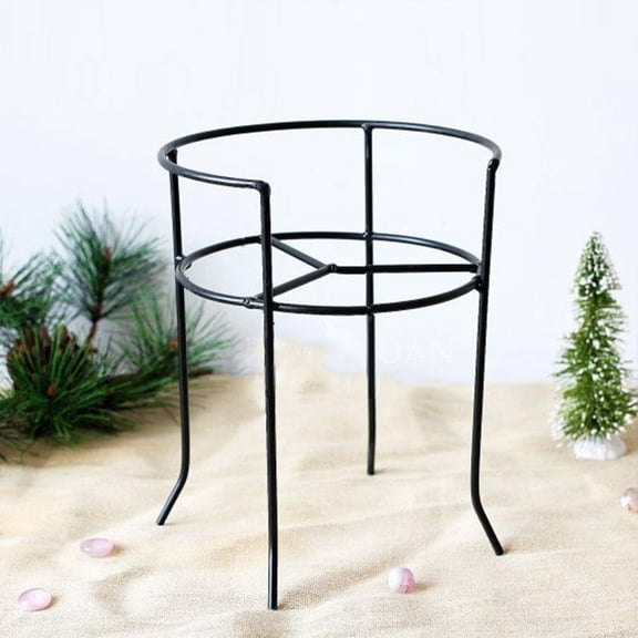 WESIEVYA Drink Dispenser Holder Metal Stand Black Wire Rack for Home Parties and Outdoor Events