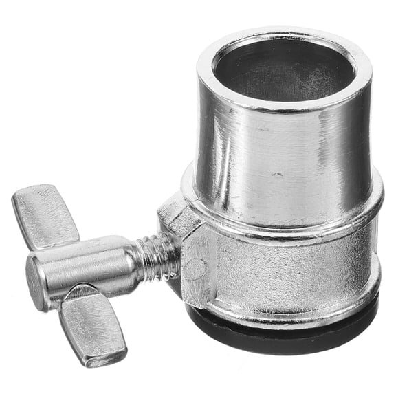 WESIEVYA Durable Plated Silver Drum Set Bracket Adjuster with Drum Screw Lock Accessory