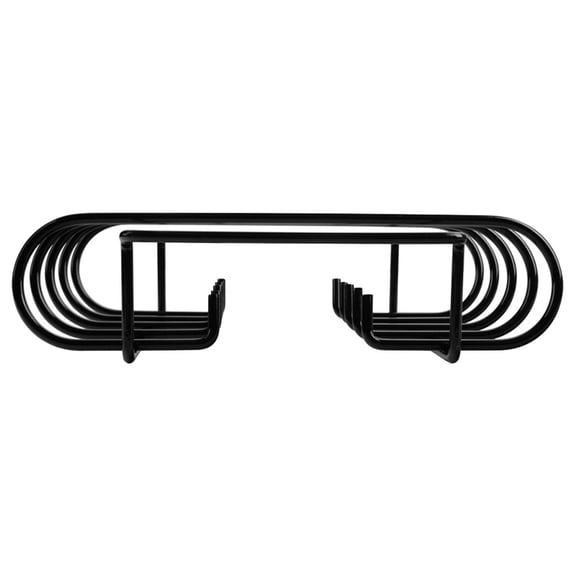 WESIEVYA Durable Black Stainless Steel Rib Rack Bbq Stand Suitable for Outdoor Camping Grill