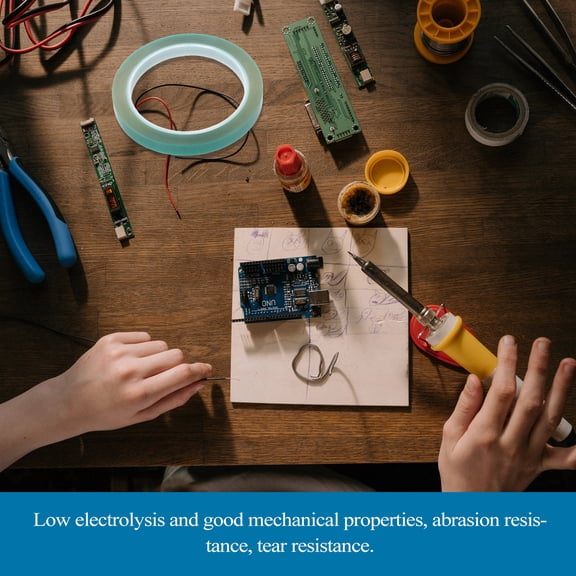 WESIEVYA Durable Green Electrical Tape for Home Use with Smooth Surface and Shock Resistance Features
