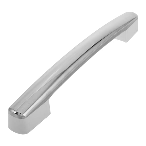 WESIEVYA Durable Plastic Freezer Door Handle in Plated Silver for Refrigerator and Commercial Cooler Use