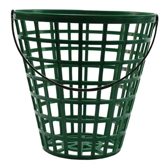 WESIEVYA Durable Plastic Golf Ball Basket Green Color Ideal for Golf Course Practice