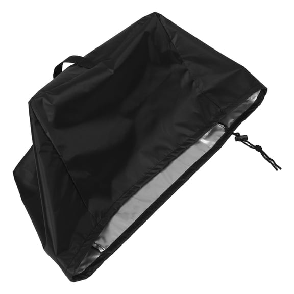 WESIEVYA Dustproof Meat Cutter Machine Cover in Black Oxford Fabric for Kitchen