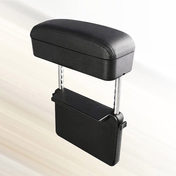 WESIEVYA Fine Workmanship Black Car Armrest Box with Multifunctional Storage Console