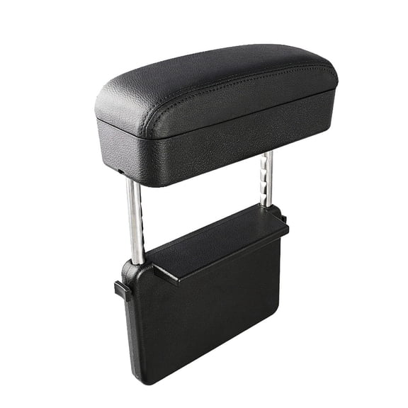 WESIEVYA Fine Workmanship Black Car Armrest Box with Multifunctional Storage Console