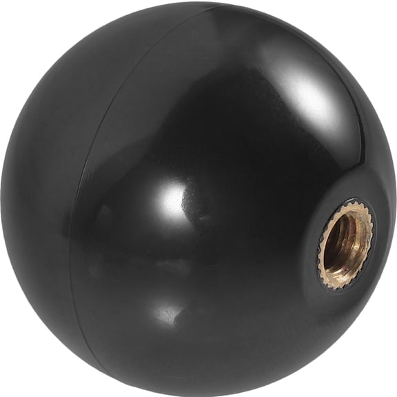 WESIEVYA Smooth Gameplay Joystick Stick Head Durable Black Plastic 1Set