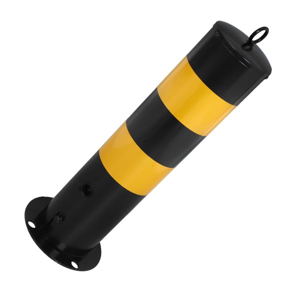 WESIEVYA Heavy Duty Steel Safety Bollard Post, Parking Lot Barrier for Traffic Control, Driveway Security, Impact Guard Post