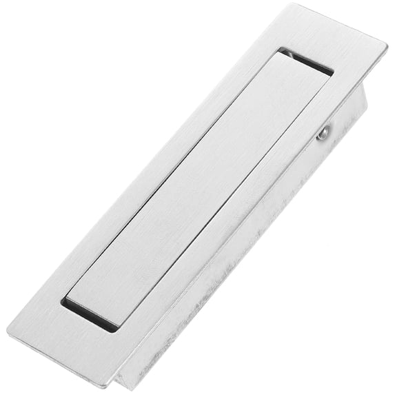 WESIEVYA Hidden Stainless Steel Pocket Door Pull with Smooth Rounded Grip for Home Use