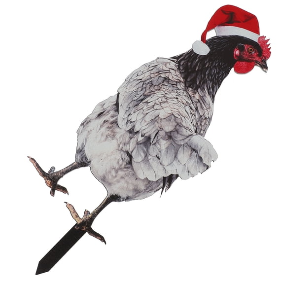 WESIEVYA Life Like Chick Multi Colored Chicken Ornament 30X4.9In 1 Set