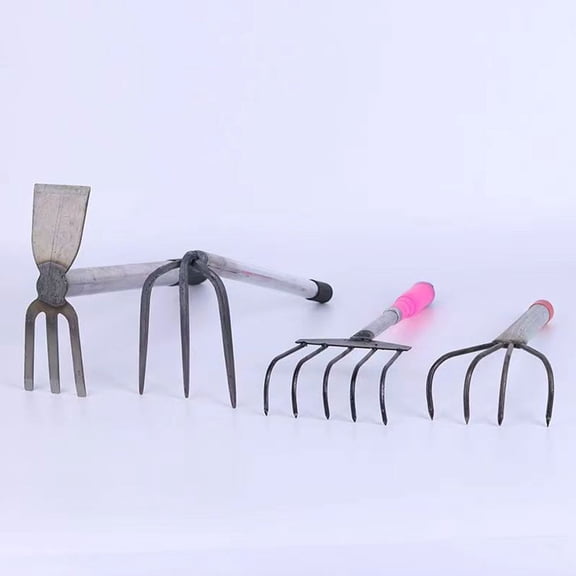 WESIEVYA Metal Clam Rake with Handle for Productive Digging of Clams Oysters and Shells on Beach