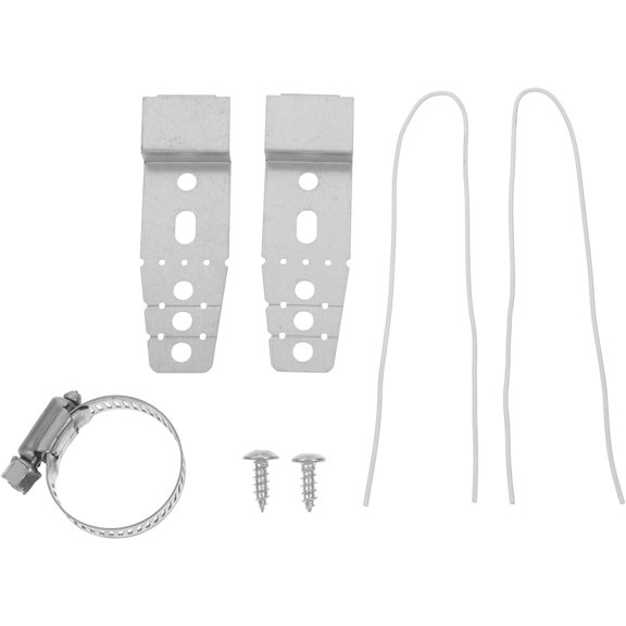 WESIEVYA Metal Dishwasher Mounting Clips with Installation Guide for Kitchen Countertop Use