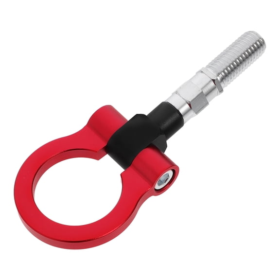 WESIEVYA Metal Tow Hook Red Steel for Car Owners 1Pack
