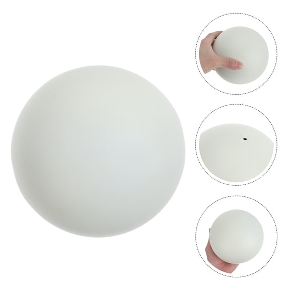 WESIEVYA Matte White Stainless Steel Garden Orb Decorative Outdoor Sphere for Yard Decor