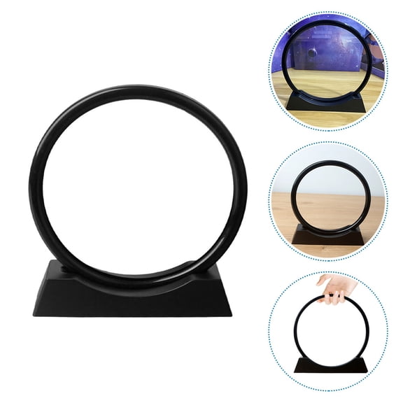 WESIEVYA Moving Sand Art Picture Frame Black with Unique 3D Landscape Design for Decor