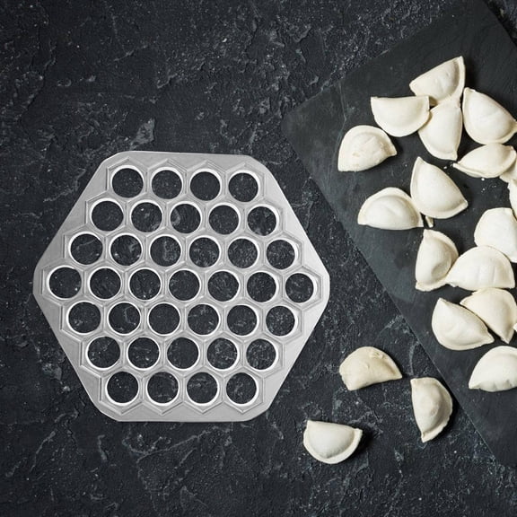 WESIEVYA Multi Hole Pelmeni Maker Dumpling Mold for DIY Ravioli Wontons and Fried Dumplings