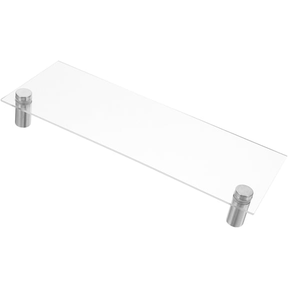 WESIEVYA Office Desk Name Plate Made from Clear Acrylic with Smooth Finish and Practical Use