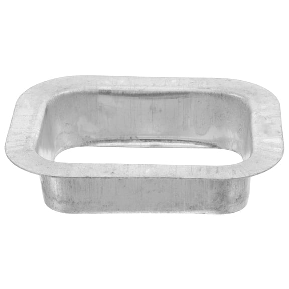 WESIEVYA Plated Silver Aluminum Alloy Rain Gutter Drain Outlet Replacement Part Wear Resistant for Roof Gutter Systems