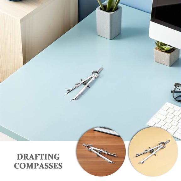 WESIEVYA Plated Silver Metal Screen Door Spring Closer Compass for Daily Use with Smooth Clear Markings