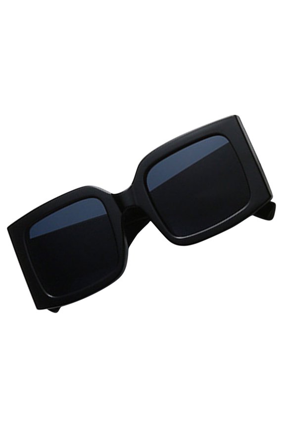 Punk Glasses Black Square 1Pcs Fashionable UV Protection Eyewear for Outdoor Travel