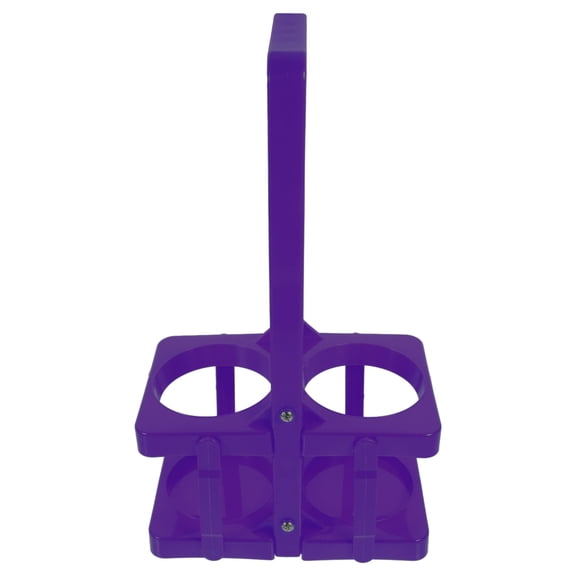 WESIEVYA Purple Portable Beer Carrier Basket for Home Bar Use Foldable and Easy to Carry