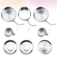 WESIEVYA Stainless Steel Camping Cookware Set with 1 Frying Pan 2 Pots ...