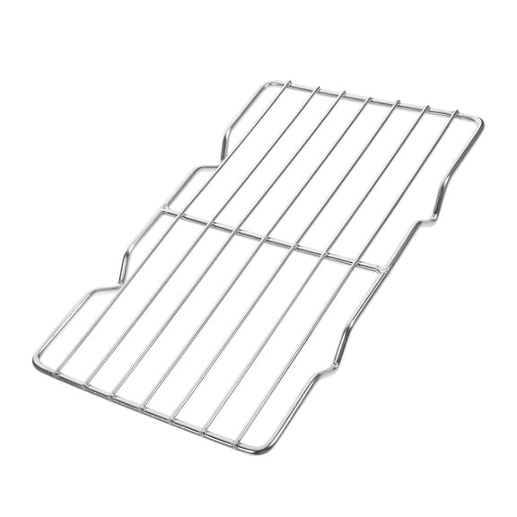 WESIEVYA Stainless Steel Roasting Rack for Grilling Meat Vegetables and Seafood in Plated Silver