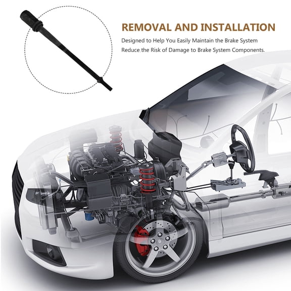 WESIEVYA Steel Truck Anchor Pin Bushing Driver Tool Black for Brake System Maintenance and Installation