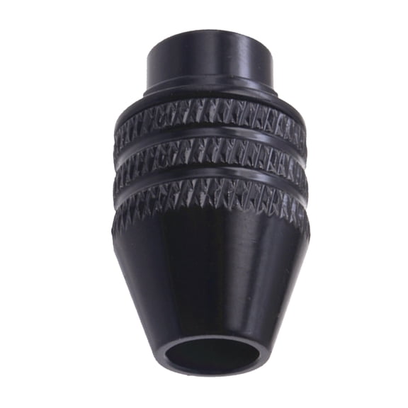 WESIEVYA Three Jaw Keyless Drill Chuck Black Aluminum Alloy with Unique Locking for Impact Driver